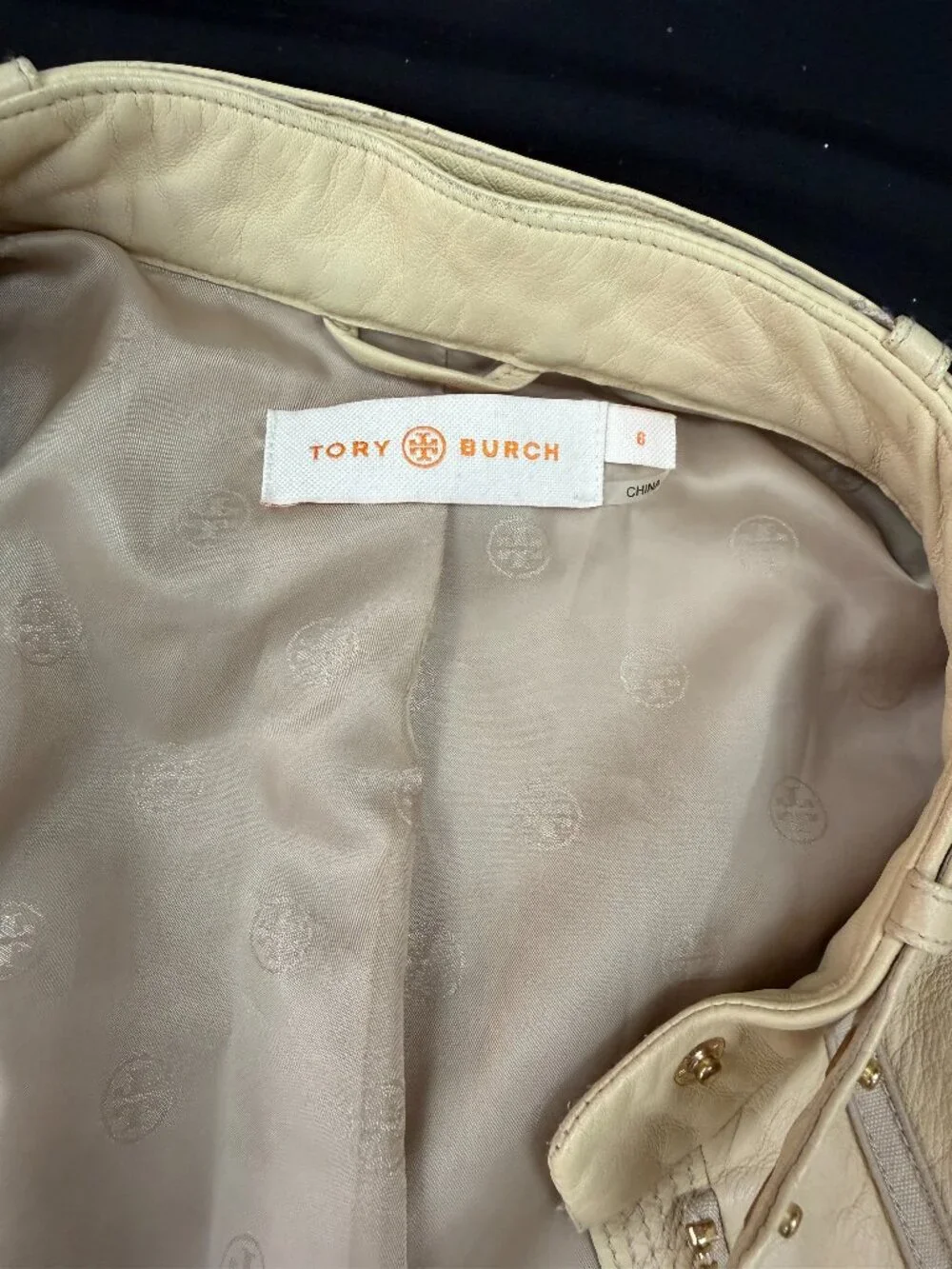 Great conditions Tory Burch leather jacket